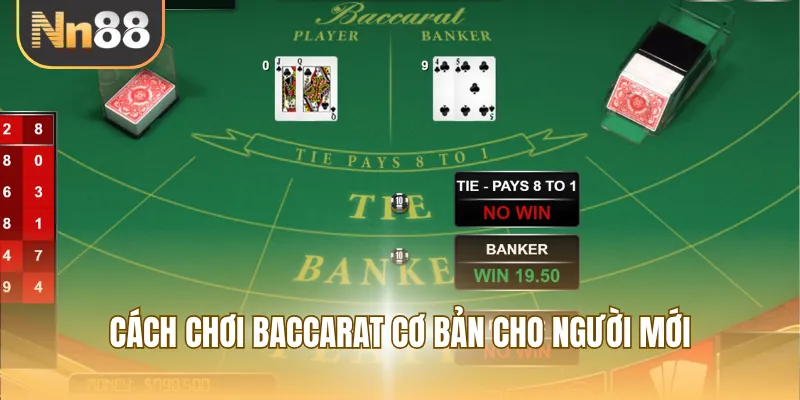 Cách chơi Baccarat cơ bản cho người mới